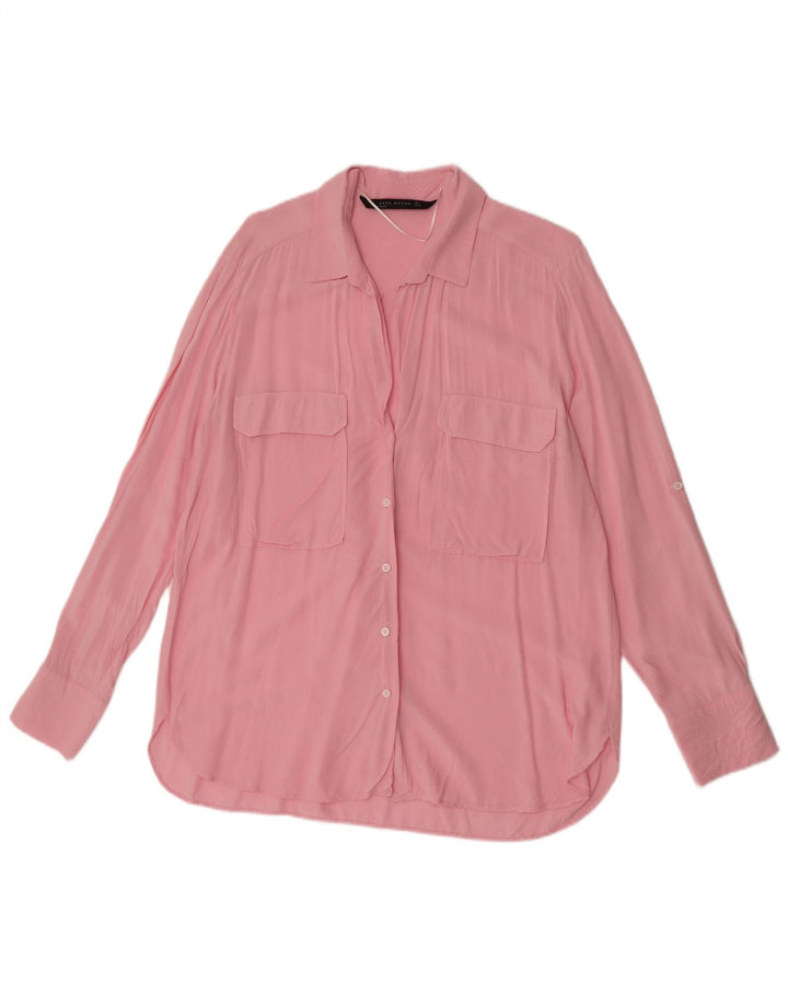 Zara Dameskjorte UK 16 Large Pink