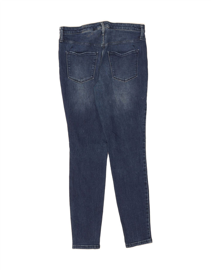 MOSSIMO Womens High Rise Jegging Jeans US 10 Large W30 L30 Navy Blue Vintage Mossimo and Second-Hand Mossimo from Messina Hembry 