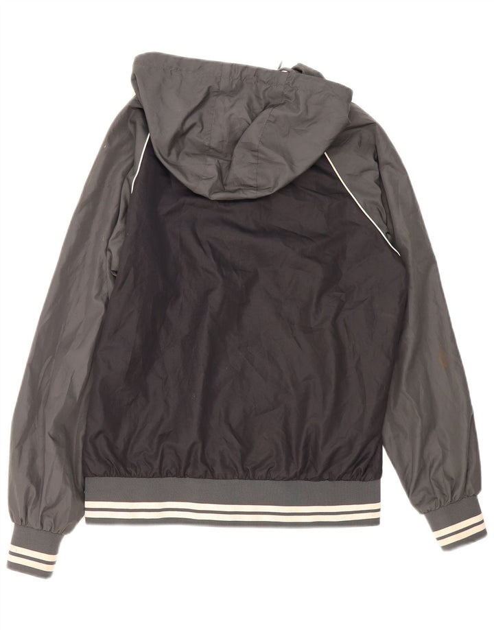 Fila Regnjakke med hætte til mænd Small Black Colourblock Polyester