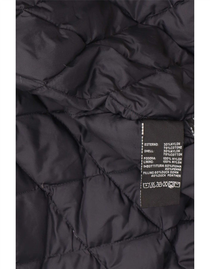 Refrigue Herre Bomber Jacket UK 42 XL Navy Blue Cotton