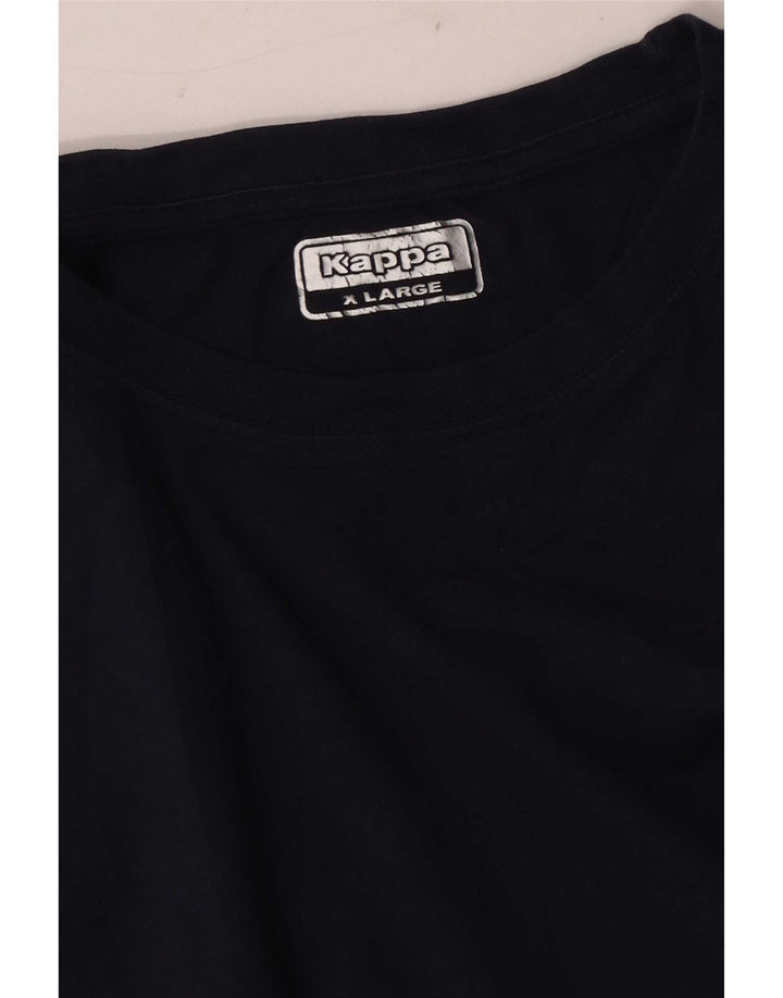 Kappa herre T-shirt top XL marineblå