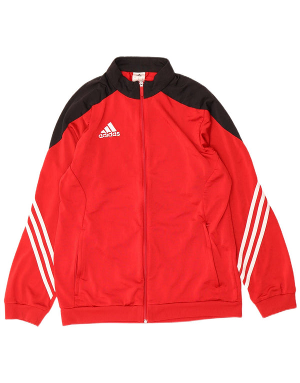 Adidas Træningsdragt til mænd Topjakke Medium Rød Colourblock Polyester