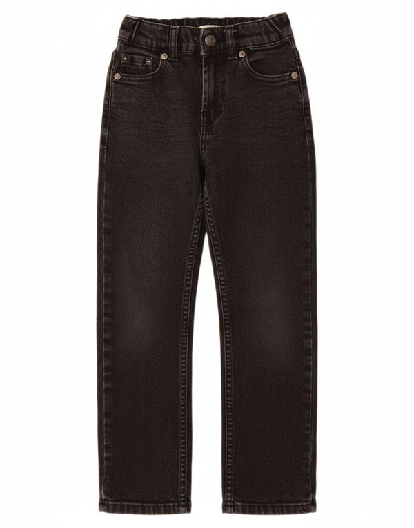 LEVI'S Boys 511 Slim Jeans 6-7 år W20 L22 sort bomuld