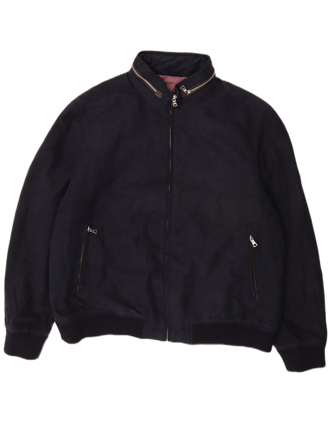 Vintage Bomberjakke til mænd UK 44 2XL Navy Blue