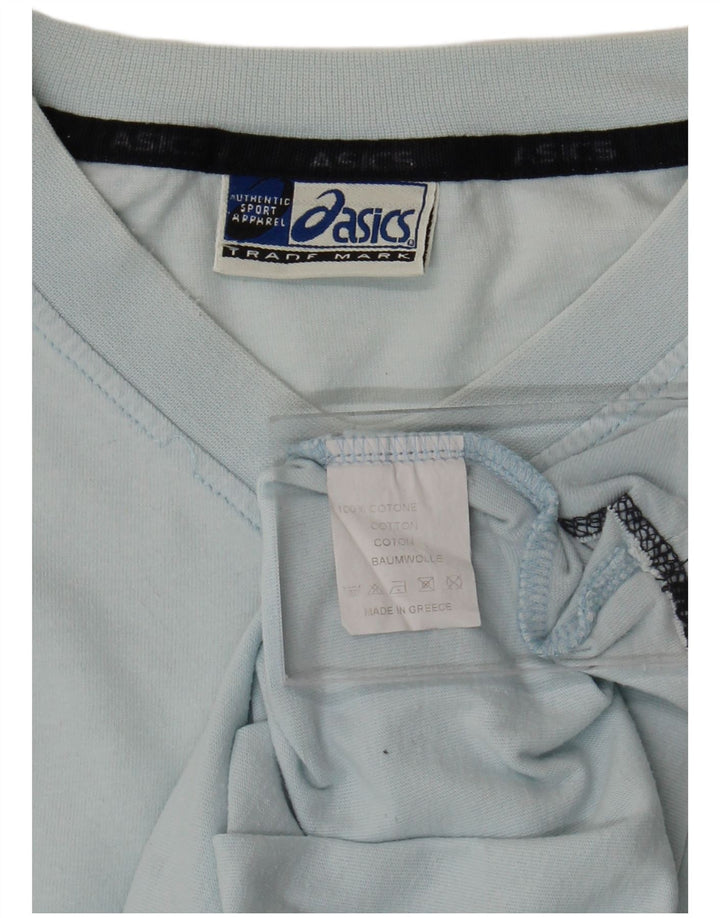 Asics Herre T-Shirt Top 2XL Blå Bomuld