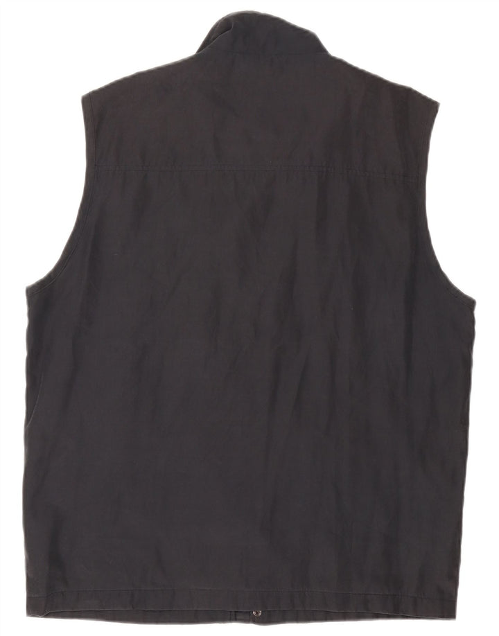 Wampum Herre Utility Gilet UK 42 XL Sort Polyester