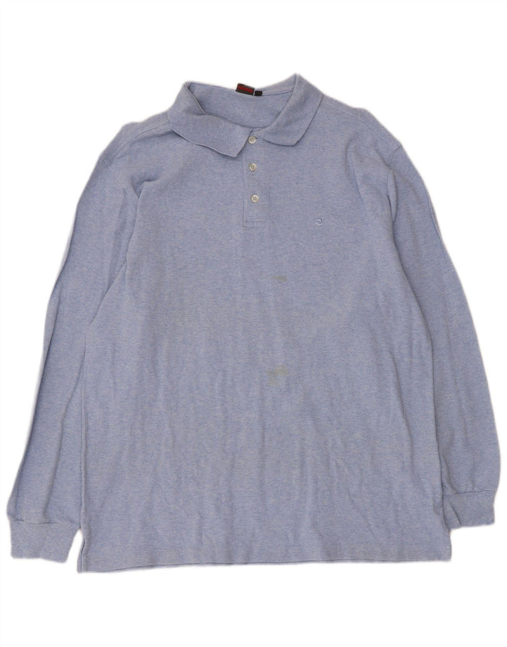 Invicta Langærmet Polo Shirt til mænd XL Blå Bomuld