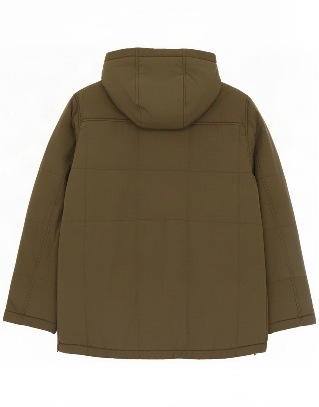 Jack & Jones Herre Hooded Windbreaker Jacket UK 38 Medium Khaki Polyester