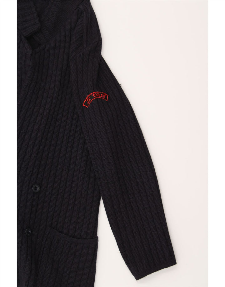 VINTAGE Mens Cardigan Sweater Small Navy Blue Vintage Vintage and Second-Hand Vintage from Messina Hembry 