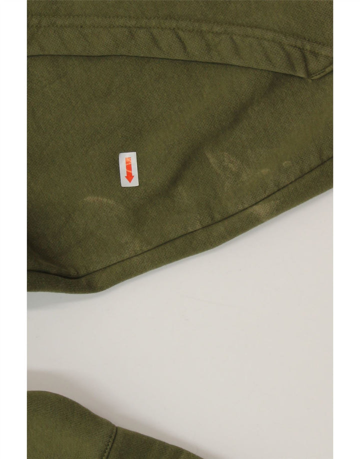 ADIDAS Grafisk hættetrøje til mænd XS Khaki Colourblock Bomuld