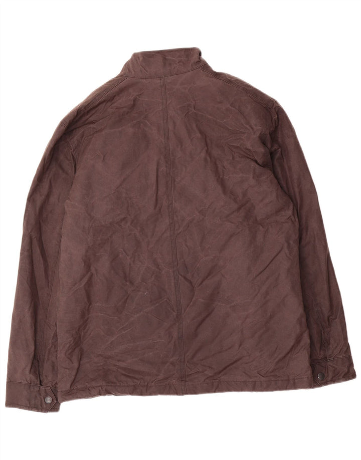 Marks & Spencer Herre vokset bomuldsjakke UK 38 Medium Brown
