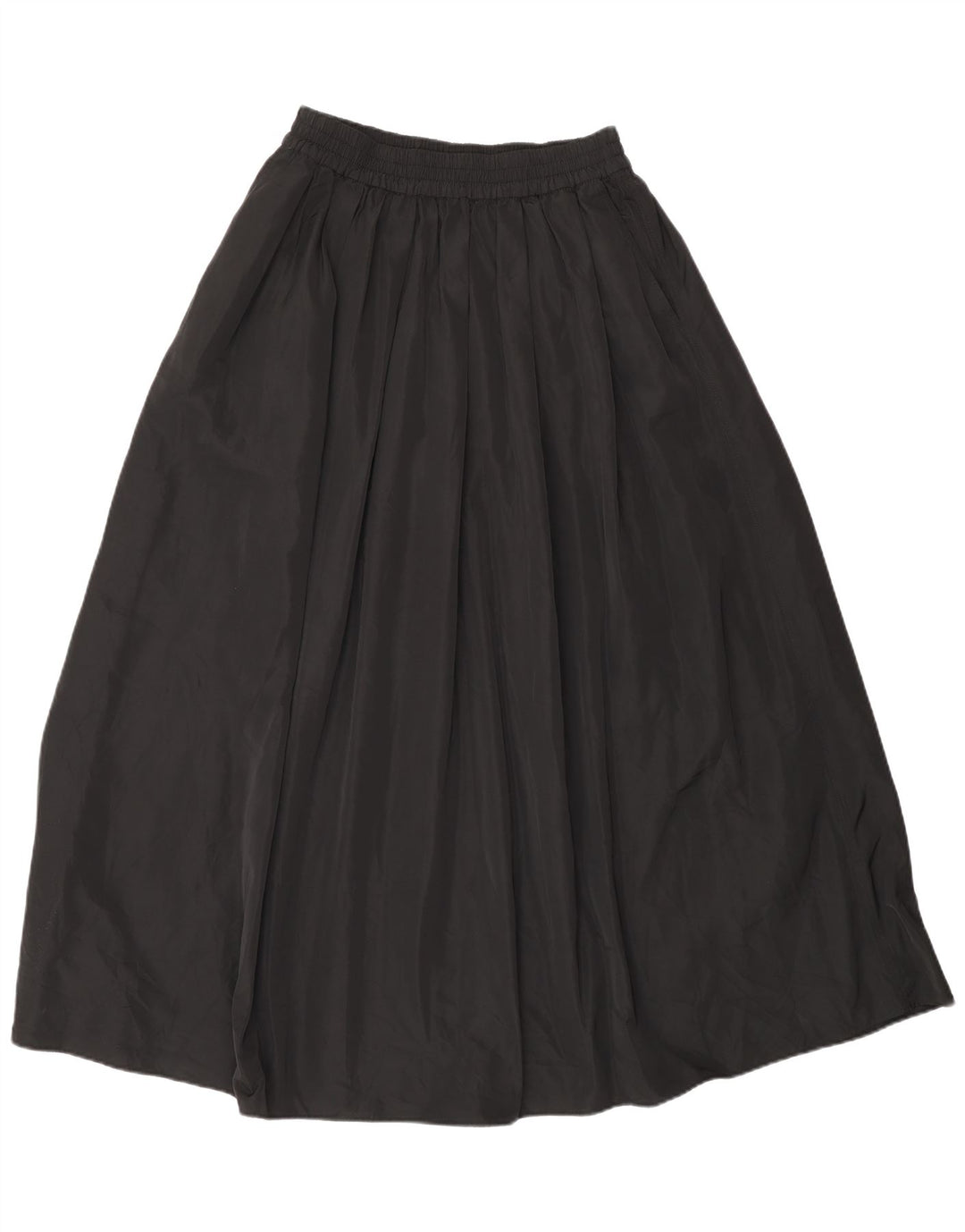 Zara Dame Flared Skirt XS W30 Sort Polyester