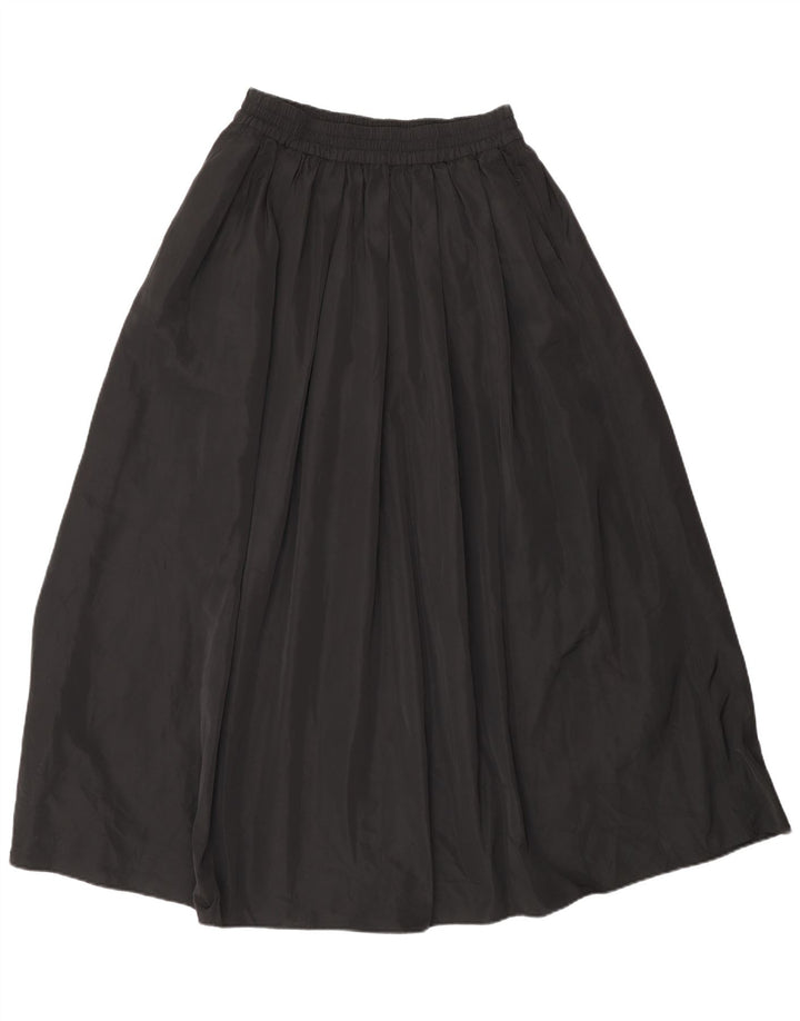 Zara Dame Flared Skirt XS W30 Sort Polyester