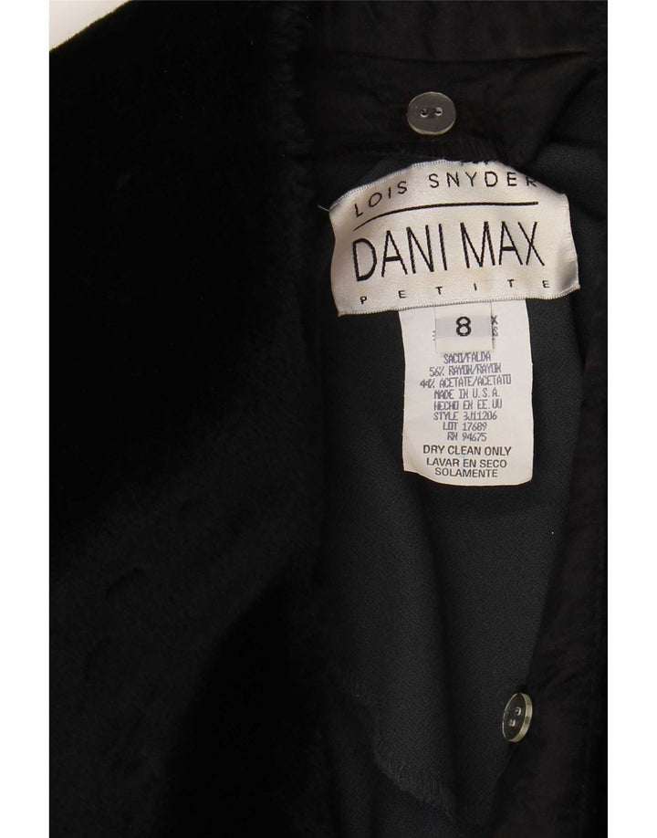 Lois Synder Dame Dani Max Blazer Jacket US 8 Medium Navy Blue