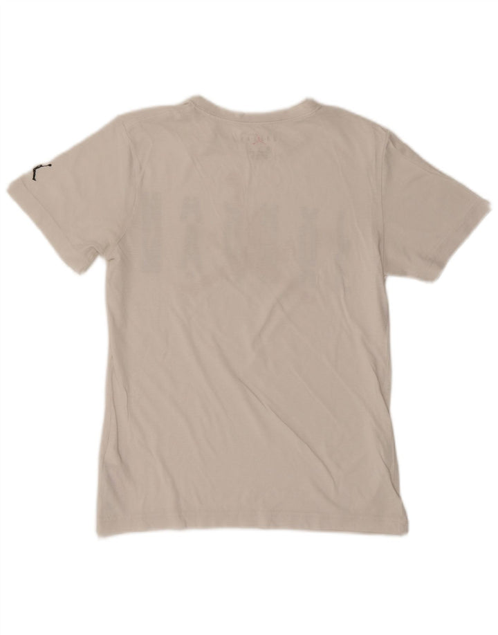 JORDAN drenge grafisk t-shirt top 12-13 år stor hvid bomuld