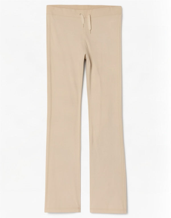 Zara Womens Tracksuit Trousers UK 8 Small Off White