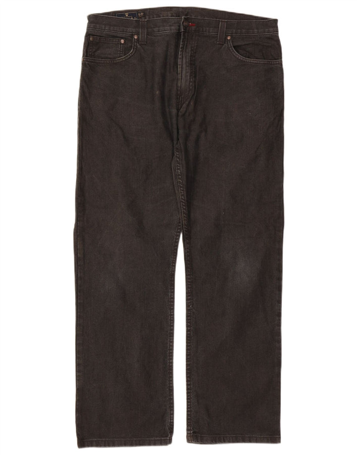 Marks & Spencer Herre Blue Harbor Straight Jeans W38 L31 Sort Bomuld