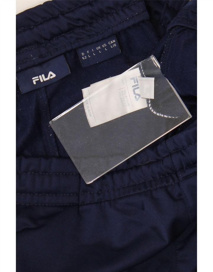 Fila Træningsdragt bukser til mænd Large Navy Blue Colourblock Polyester