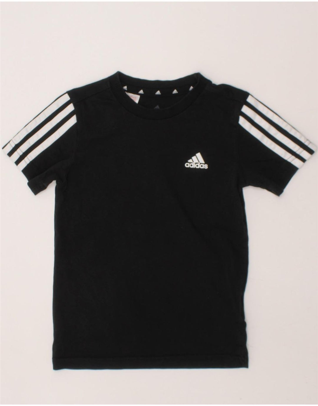 ADIDAS Boys T-Shirt Top 4-5 Years Black Cotton Vintage Adidas and Second-Hand Adidas from Messina Hembry 