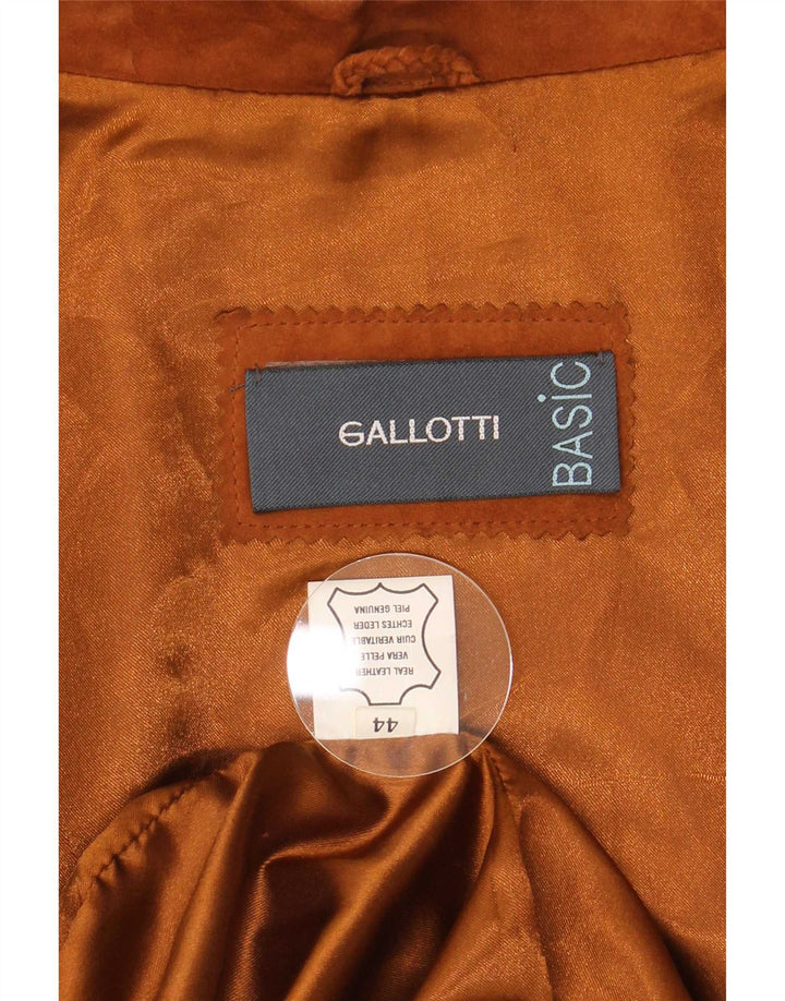 Gallotti Dame Ruskindsjakke IT 44 Medium Brun Læder