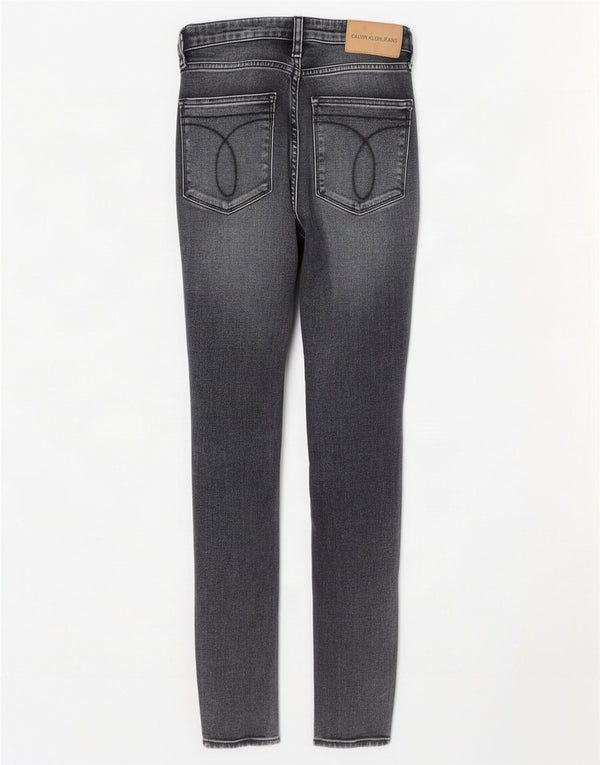 Calvin Klein Dame Skinny Jeans W26 L27 Grå Bomuld