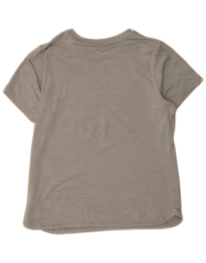Puma Herre T-Shirt Top Medium Grey Flecked Polyester