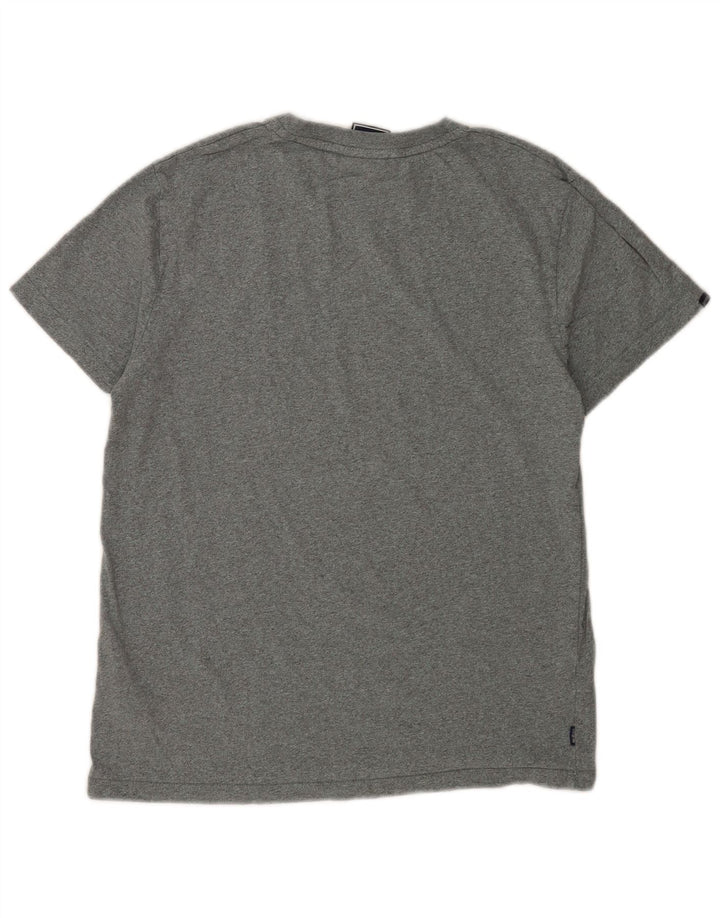 Superdry T-shirt top til mænd, stor grå bomuld