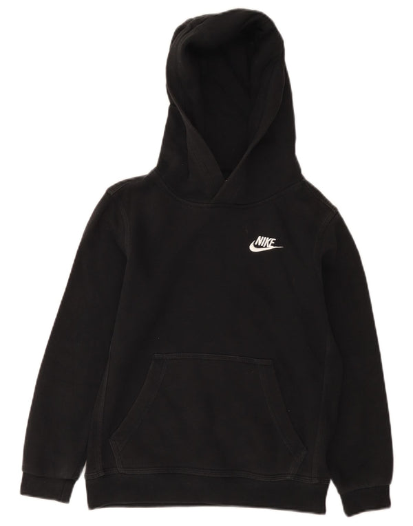 Nike Boys Hoodie Jumper 8-9 år Lille sort bomuld