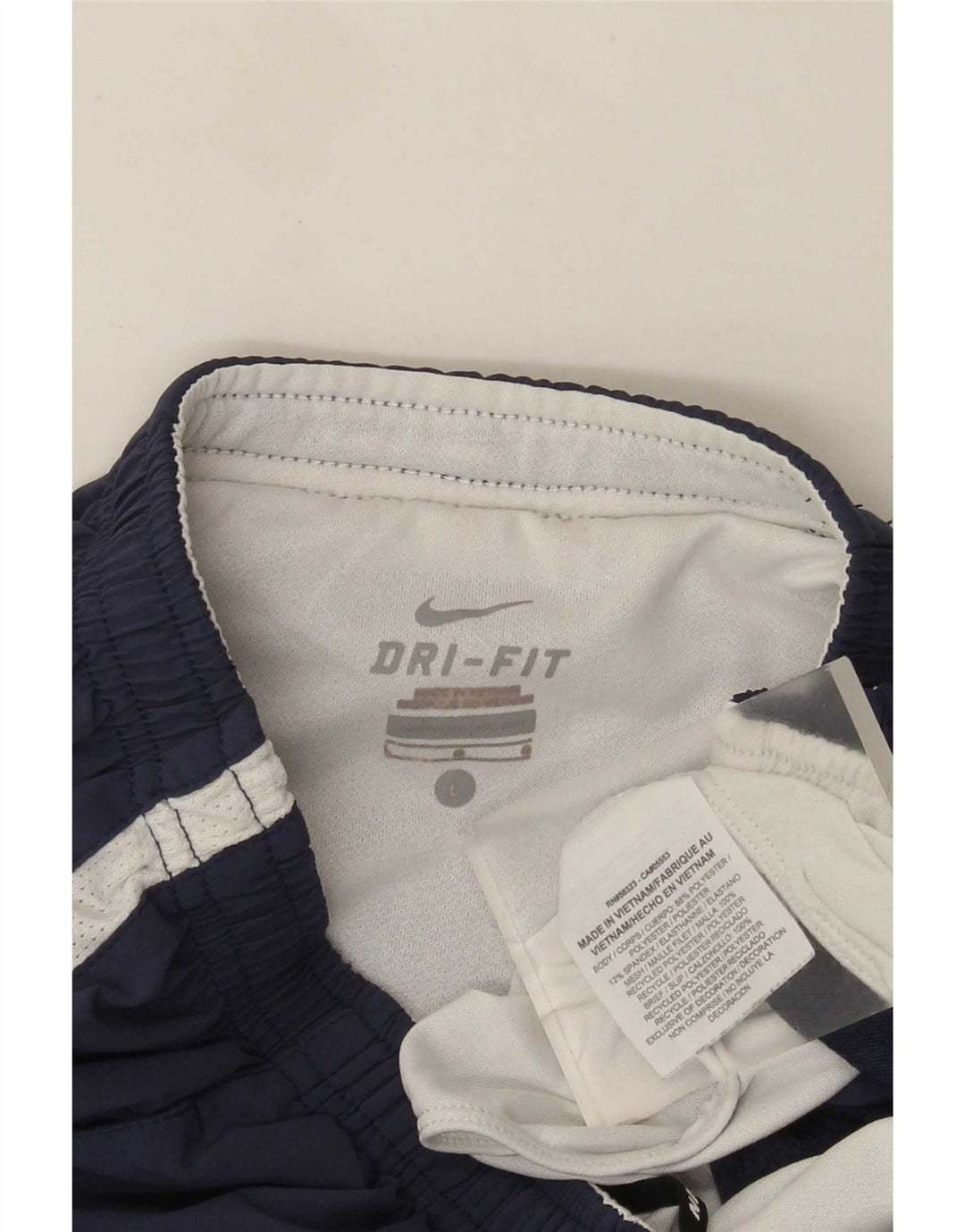 Nike Herre Dri Fit Sportshorts Store Marineblå Colourblock Polyester