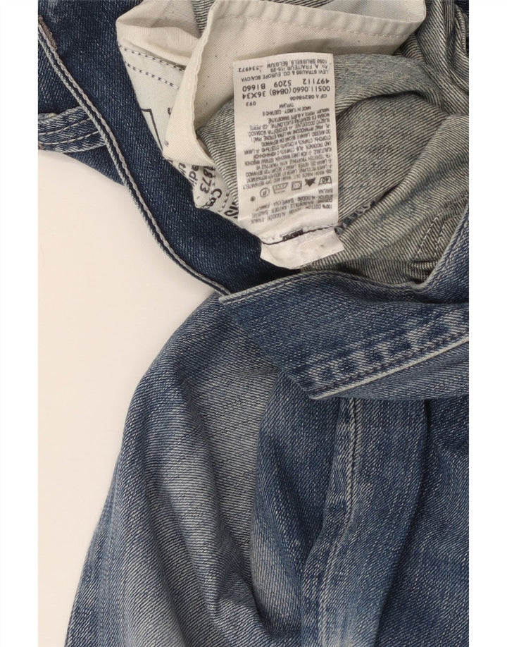 Levi's Herre 511 Slim Jeans W36 L29 Blå Bomuld