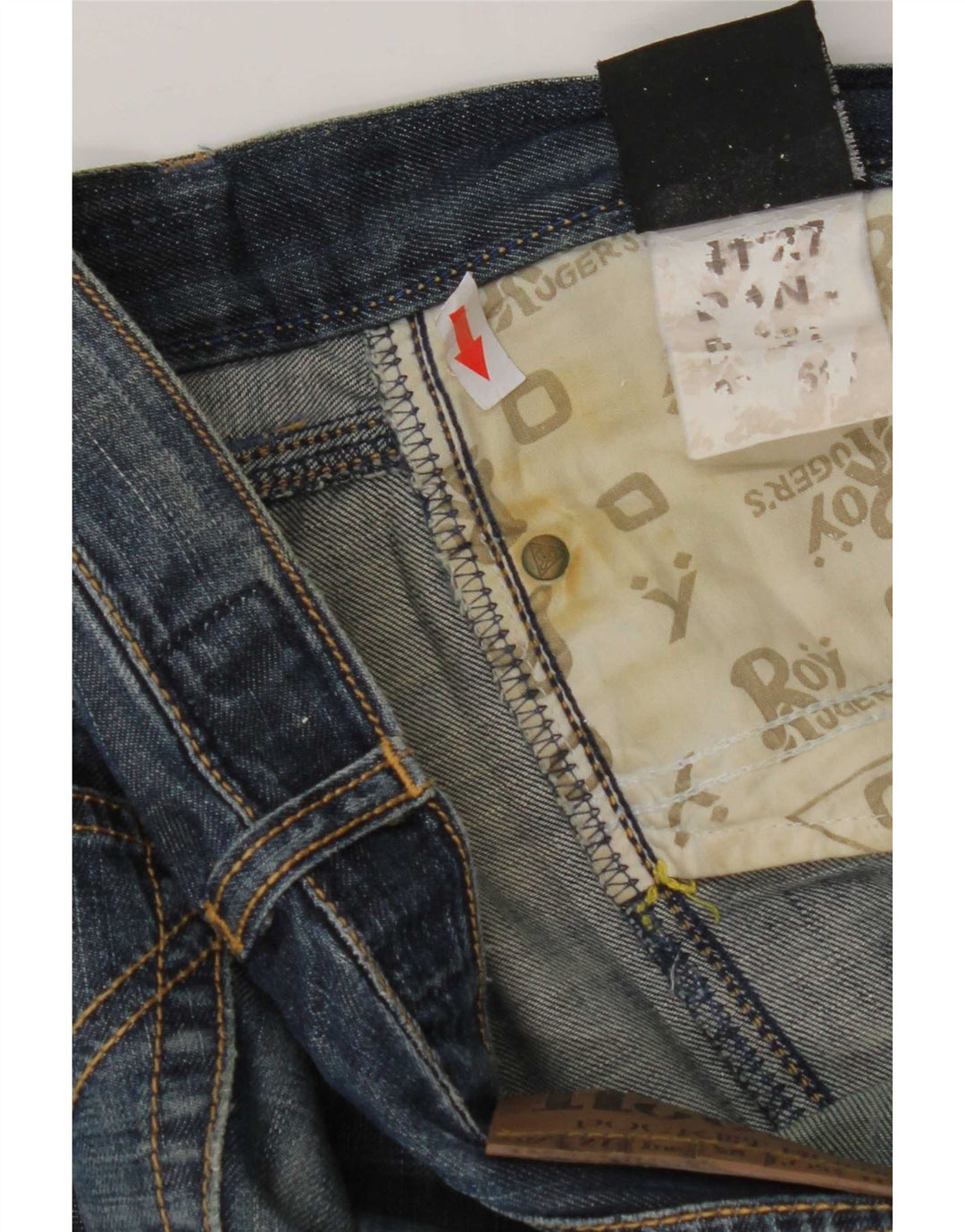 Roy Rogers Dame Slim Jeans W27 L32 Blå Bomuld