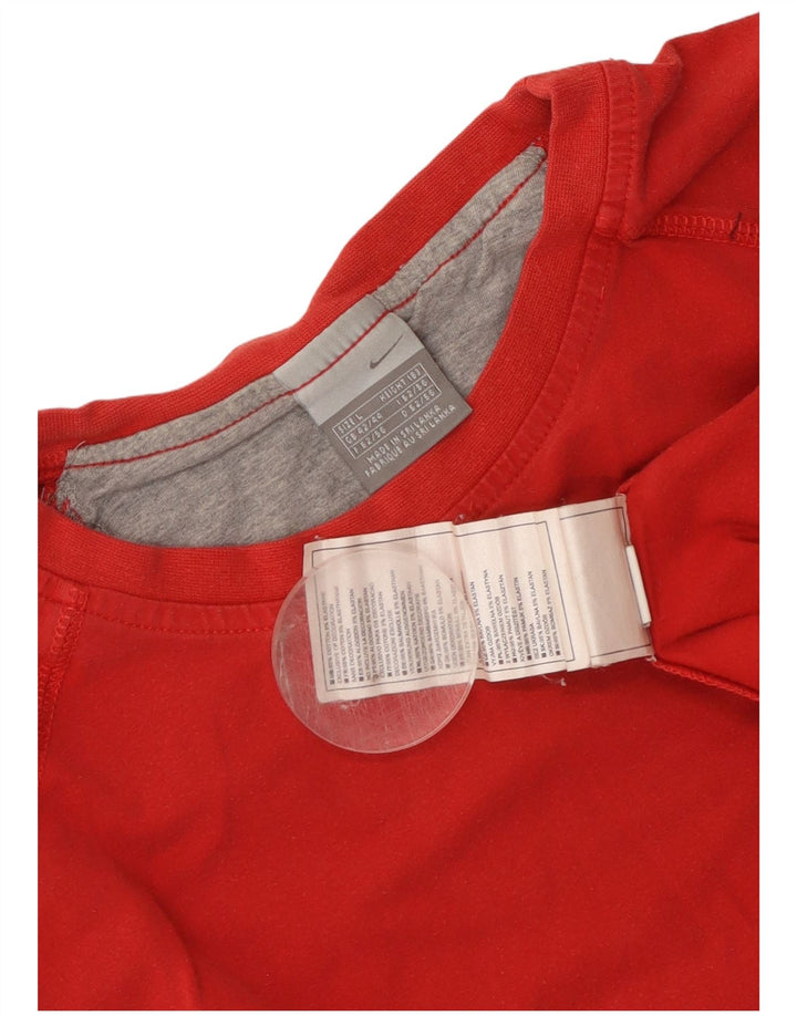 Nike Herrevest Top UK 42/44 Large Red Bomuld