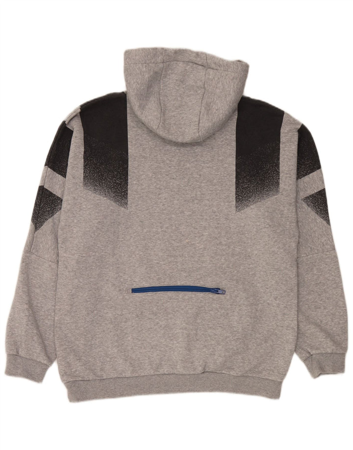 Adidas Herre hættetrøje Jumper Medium Grey Colourblock Bomuld