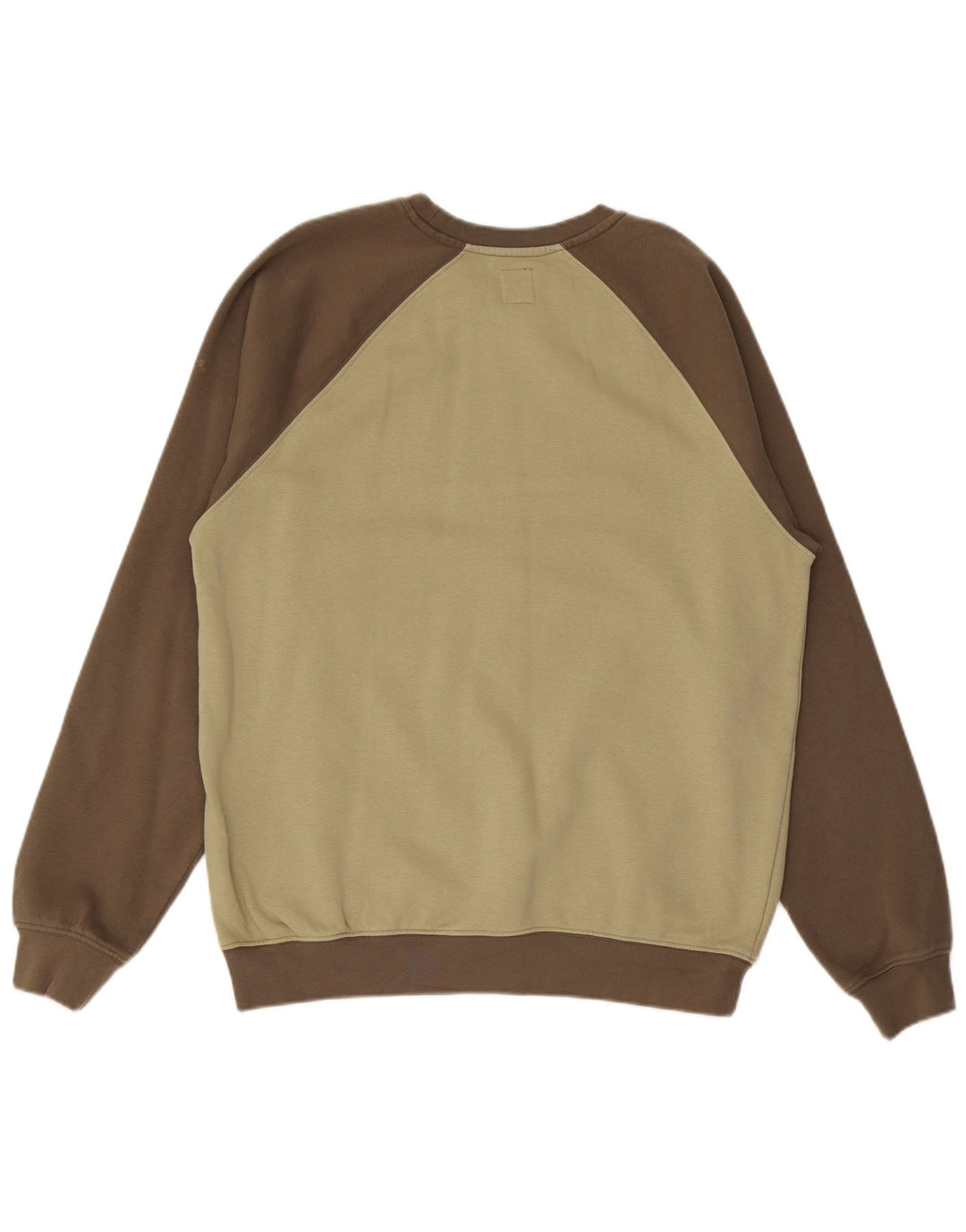 VANS Sweatshirt til mænd Medium Khaki Colourblock Bomuld