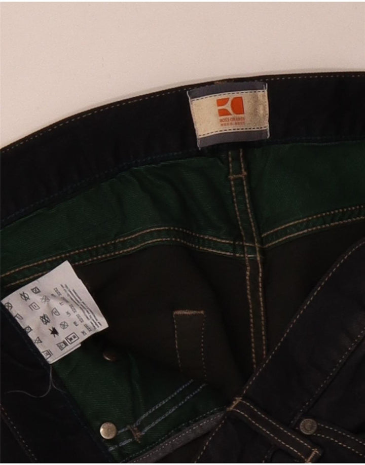Hugo Boss Straight Jeans til mænd W32 L32 Sort