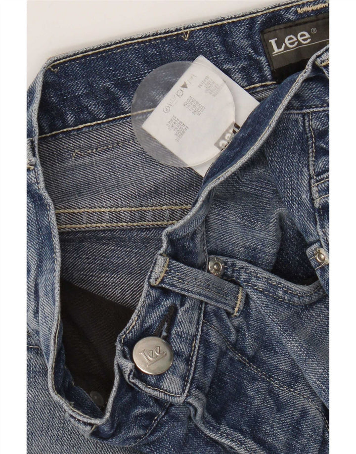 Lee Dame Knox Straight Jeans W28 L28 Blå Bomuld