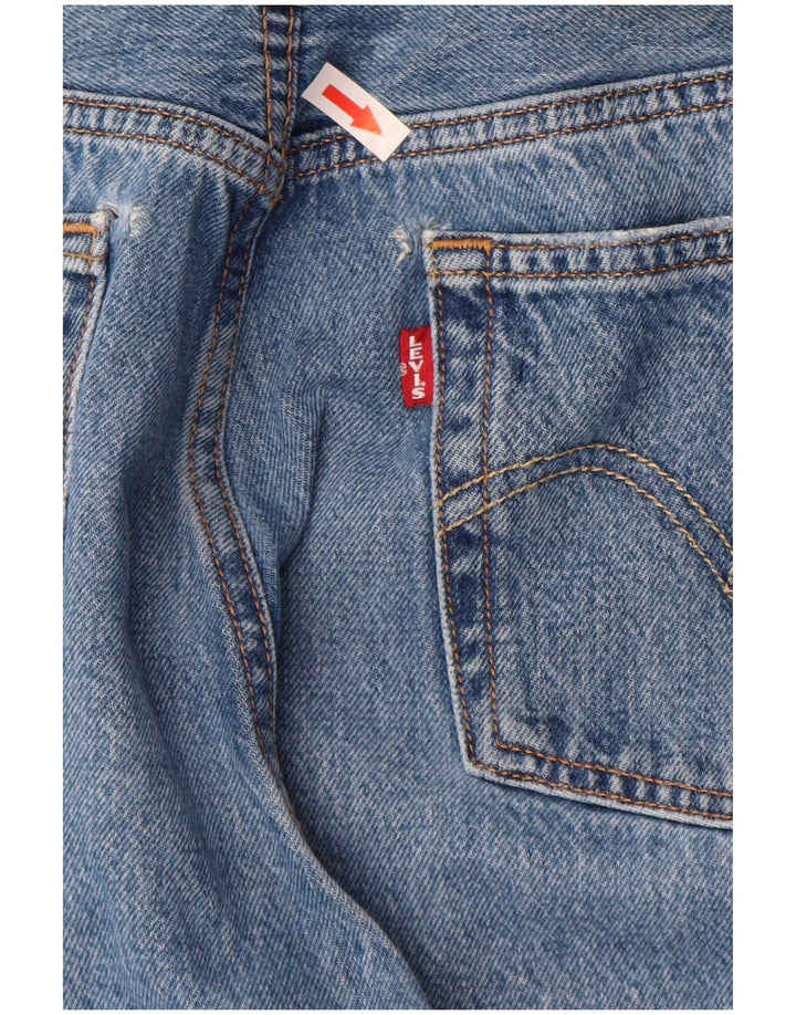 Levi's Dame 501 Straight Jeans W30 L30 Blå
