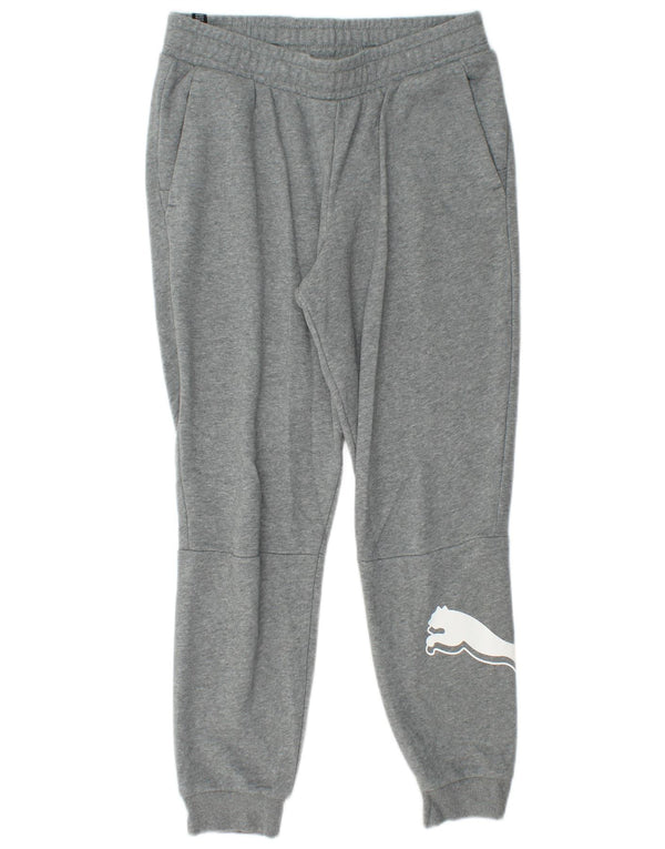 Puma Graphic Tracksuit Bukser til kvinder Joggers UK 14 Medium Grey Flecked