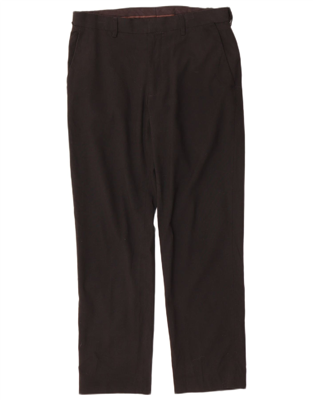 Marks & Spencer Herre Lige Regular Fit Chinobukser W32 L29 Sort