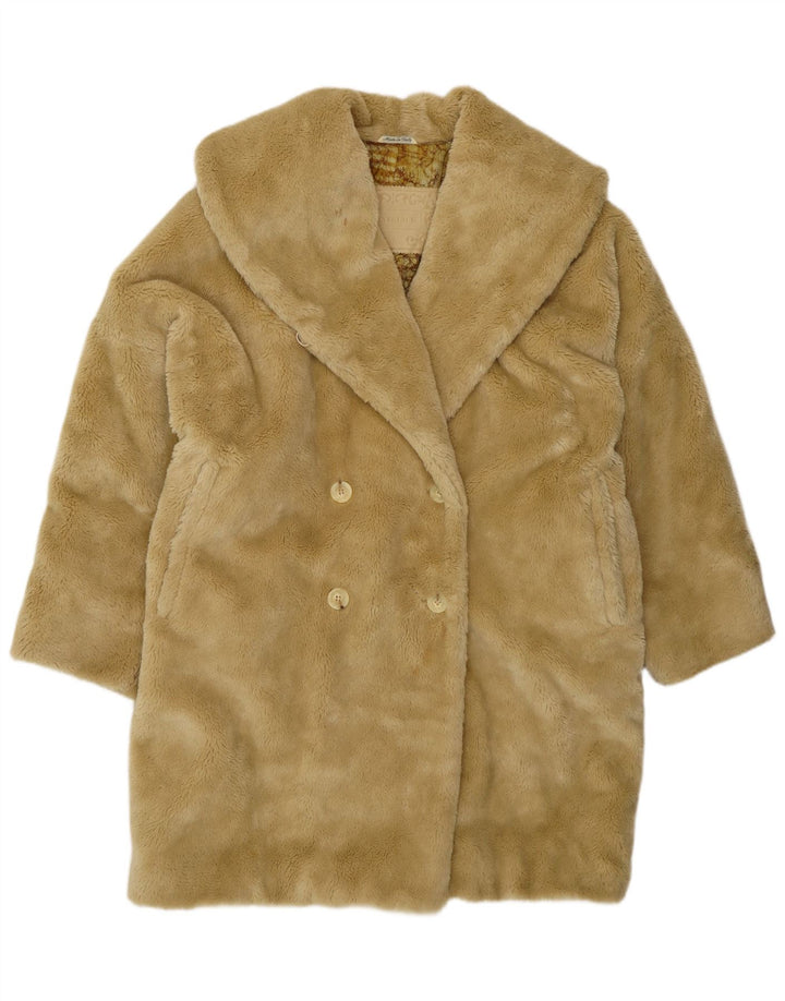 Penny Black Dame Oversized Dobbeltradet Frakke UK 10 Small Beige