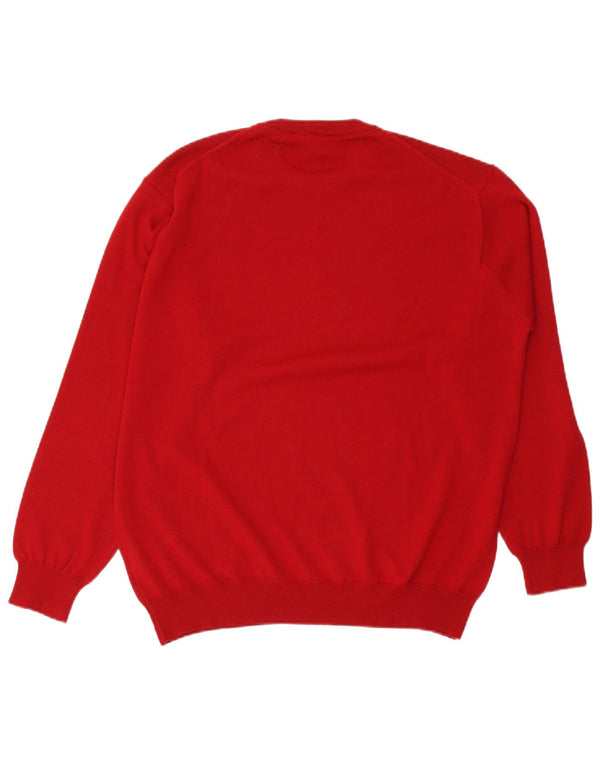 Navigare Herre sweater med rund hals XL rød uld