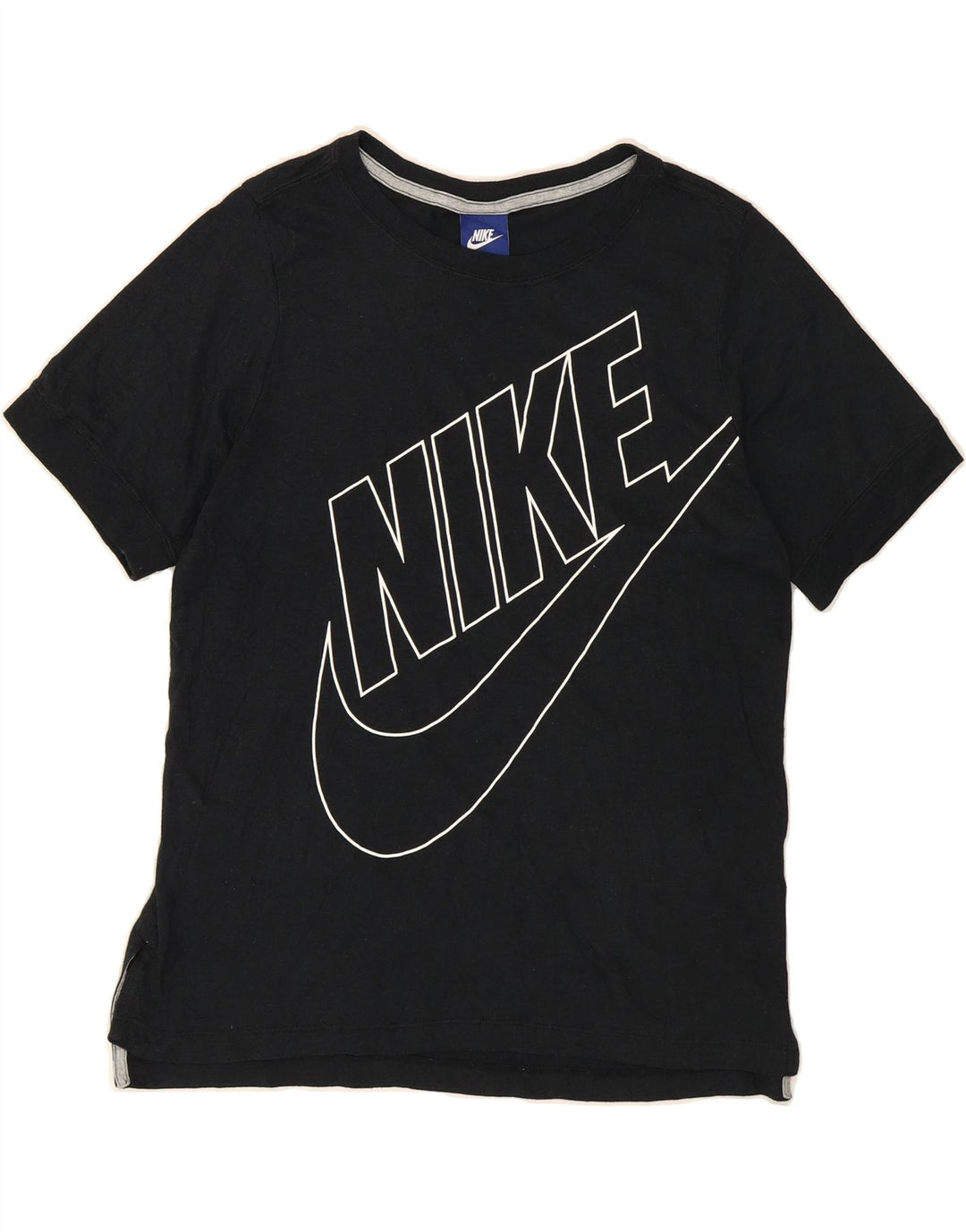 NIKE Womens Graphic T-Shirt Top UK 10 Small Black Vintage Nike and Second-Hand Nike from Messina Hembry 