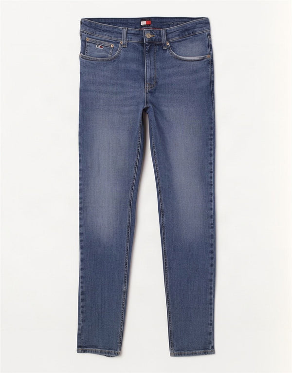 Tommy Hilfiger Mens Austin Slim Tapered Jeans W33 L34 Blue Cotton