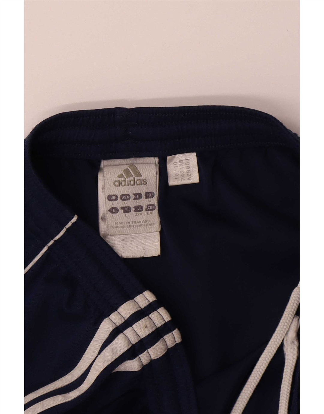 Adidas Dame Climalite Sport Shorts UK 14 Large Navy Blue Polyester