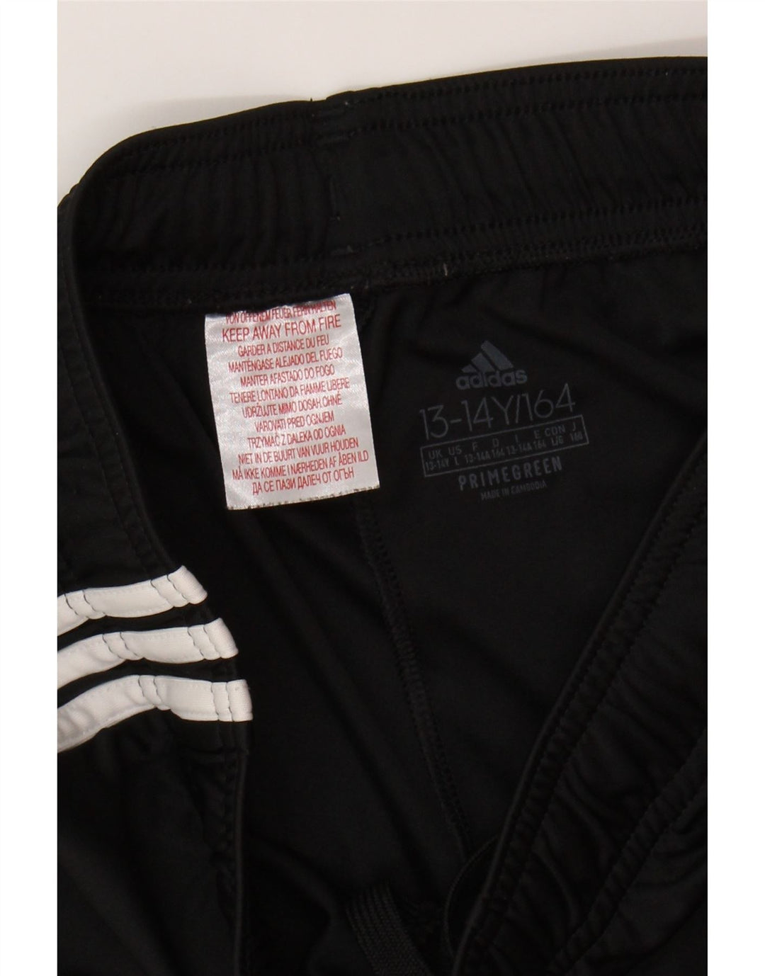 ADIDAS Boys Aeroready Sport Shorts 13-14 Years  Black Polyester