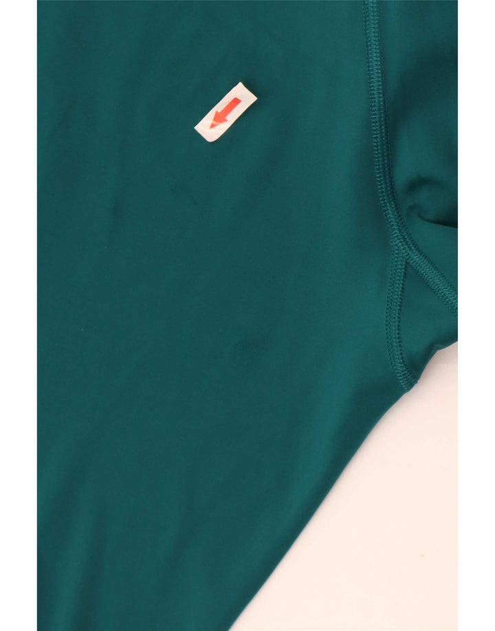 Reebok Grafiske Leggings til kvinder UK 8/10 Small Green Colourblock Polyester