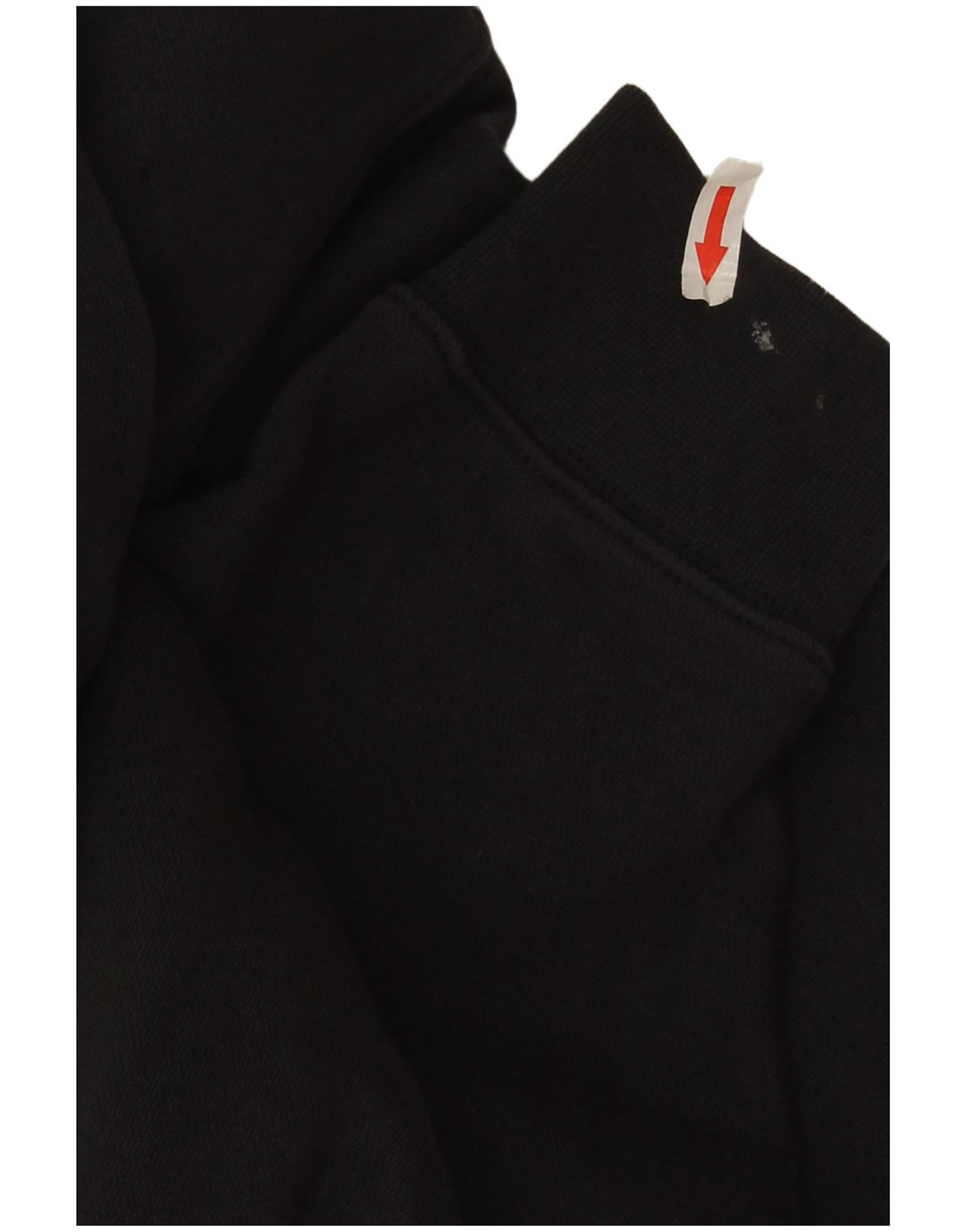Nike Womens Crop Oversized Sweatshirt Jumper UK 14 Medium Sort Bomuld