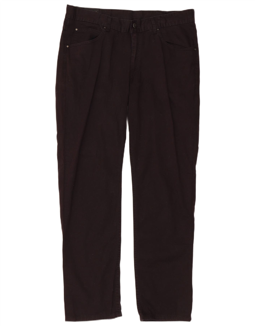 Lee Straight Jeans til mænd W36 L30 sort bomuld