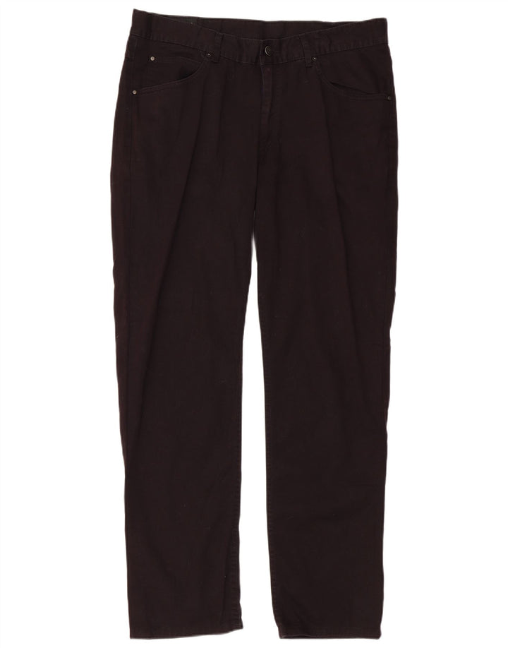Lee Straight Jeans til mænd W36 L30 sort bomuld
