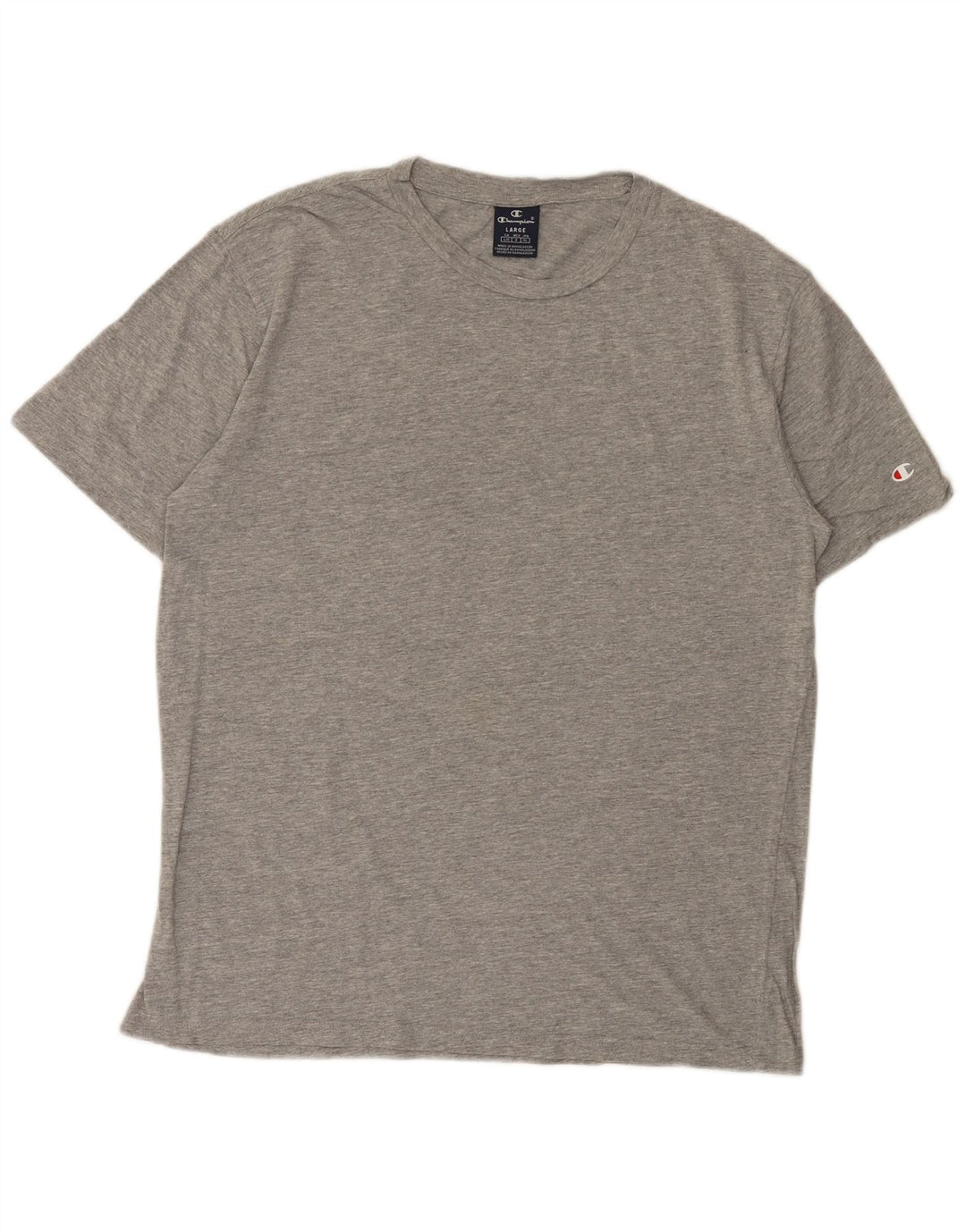 Champion Herre T-Shirt Top Stor Grå Flecked